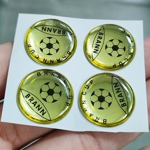 Custom 3D Clear Dome Epoxy Resin <b>Stickers</b>, Personalized <b>Logo</b> Cartoon Self‑Adhesive Thick Waterproof Badge <b>Stickers</b> - Product Image 6