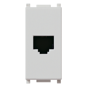 Connecteur mural antibactérien RJ11 6+4 pour téléphone - Product Image 1