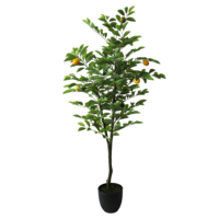 A-LIFE de plantas artificiales para decoración del hogar, árbol de limón artificial con maceta, 140cm, venta al por mayor
