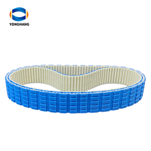 Yonghangbelt özelleştirilmiş 32-T5-575mm mavi silikon kaplı PU sosis taşıyıcı bantlar yeni varış - Product Image 6