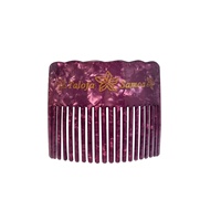 Neue Modische Personalisierte Bedruckte Logo-Acryl-Haarkämme für Frauen Haar-Dekoration