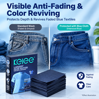 Feuilles de lavage personnalisées KELEE pour vêtements bleus – Protection couleur anti-décoloration et entretien des fibres