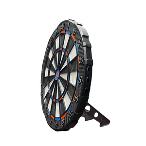 Cible <span class=keywords><strong>de</strong></span> fléchettes silencieuse à pointes souples avec <span class=keywords><strong>support</strong></span> <span class=keywords><strong>de</strong></span> table, cible <span class=keywords><strong>de</strong></span> fléchettes en plastique insonorisante pour intérieur, maison et bureau - Product Image 1