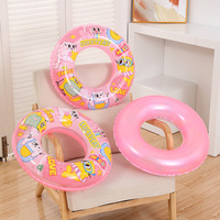Bouée de natation gonflable en PVC coloré, durable et écologique, en forme de pastèque, pour enfants, jouets aquatiques d'été pour la piscine