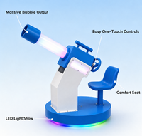 Máquina de Burbujas de Humo Personalizada, Atracción de Entretenimiento para Niños, Dispositivo de Juego para Exteriores Resistente a la Intemperie para Entretenimiento Familiar en Ferias