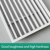 Diffuseur linéaire invisible Lishine, diffuseur d'air d'évacuation caché en aluminium et plastique pour système CVC d'entrepôt
