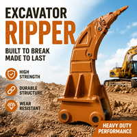 Ripper à dents robuste pour excavatrices, haute résistance et performances améliorées