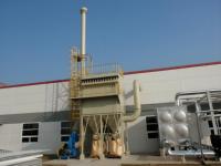 Großer Industriestaubsammler mit Druckluftfilter für Große Induktionsöfen, Abgasreinigung in Stahlwerken, etc.