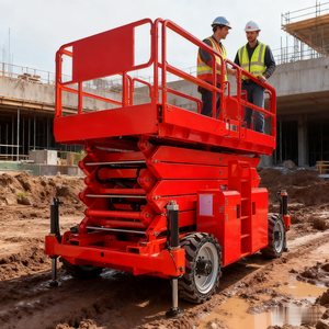 กรรไกรยกสูงไฮดรอลิกไฟฟ้าขับเคลื่อนตัวเอง20ม. สำหรับทุกพื้นที่ออฟโรดในร่ม - Product Image 3