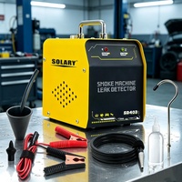 Detector de Fugas de Humo Automotriz Portátil de 12V y Limpiador de Inyectores de Combustible para Autos, Camiones, Probador de Fugas de Emisiones EVAP