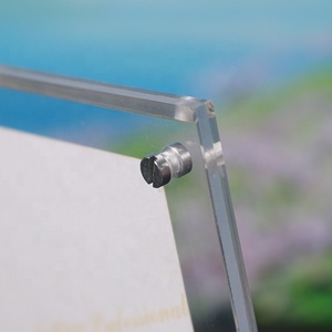 Wall Mount tùy chỉnh rõ ràng Acrylic không thấm nước Khung Ảnh tường Hình ảnh khung ảnh với standoff bu lông ốc vít - Product Image 6