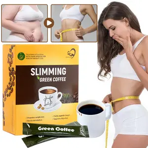 Chinaherbs wholesale halal natural fast weight loss burning fat detox instant coffee powder slimming green coffee