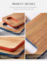 Chine Woodsun NOUVEAU bord coloré Alibaba B2B Planche à découper en bois d'acacia Fabricants