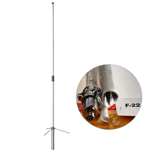 เสาอากาศสื่อสารแบบฐาน F22 VHF ไฟเบอร์กลาส กำลังขยายสูง 136-174mhz - Product Image 4