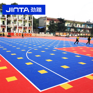 Chống trượt intetlock gạch sàn tùy chỉnh dịch vụ cho ngoài trời và trong nhà đa thể thao sân bóng rổ - Product Image 6