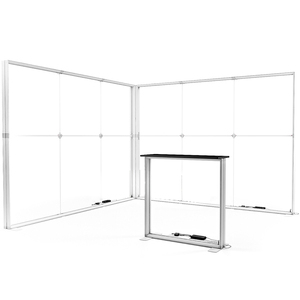 Stand de Exhibición de Aluminio Plegable, Exhibidor de Tela Tensada para <span class=keywords><strong>Ferias</strong></span> Comerciales, 3x2 3x3 Metros, Stand de Exhibición con Caja de Luz - Product Image 2