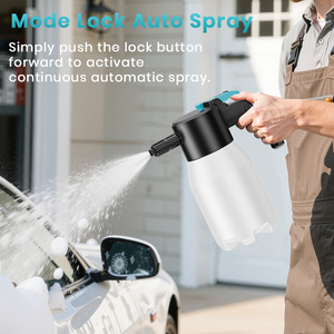 Pulverizador de espuma eléctrico para lavado de coches, pulverizador a presión manual de 2L para limpieza de vehículos y uso en jardinería - Product Image 4