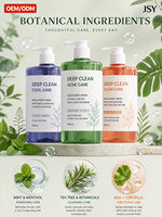 Gel Douche Exfoliant Hydratant Doux Visage et Corps 500ml à l'Acide Salicylique, Arbre à Thé, AHA, BHA – Marque Privée OEM ODM