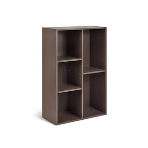 Vekin家具简约现代方形储物架展示架立方体书架工业金属木制书柜