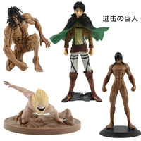 Figurines d'action d'anime japonais XRH Attack on Titan, Levi Eren Mikasa, figurines d'anime, prix bas, figurines en PVC