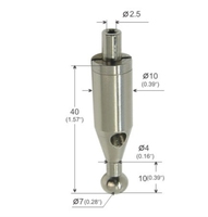 Clip de fixation en laiton personnalisable pour câbles de luminaires LED