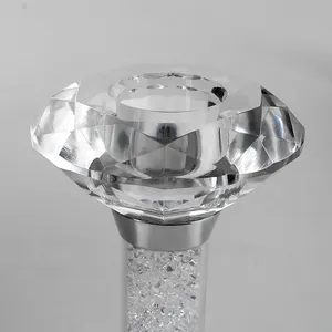 Crystal candle holders / sliding glass door handle/ candle holders for wedding