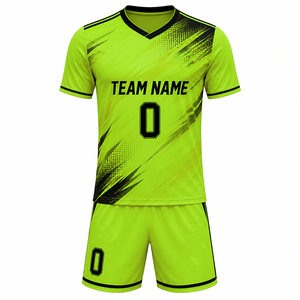 ชุดทีมฟุตบอล OEM ODM เสื้อเจอร์ซีย์และกางเกงขาสั้นระบายอากาศได้ดี สำหรับสโมสรมืออาชีพ สถาบันฝึกสอน และโรงเรียน - Product Image 2