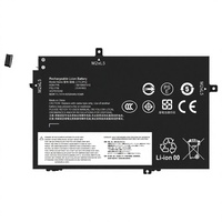 Baterai Laptop OEM 11.1V 45Wh 01AV463 Paket Daya Li-ion Isi Ulang untuk Lenovo ThinkPad L480 L580 01AV464 01AV465