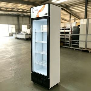 Refrigerador Mecánico de Alta Calidad para Supermercados, Enfriador de Bebidas con <span class=keywords><strong>Una</strong></span> <span class=keywords><strong>Puerta</strong></span> de Vidrio y Estantes Ajustables - Product Image 2
