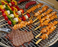 MCD 13 pouces Fish Bbq Gril Four à pizza Kamado Céramique Fumoir Charbon de bois Gril vertical
