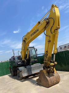 Pelle multifonction sur chenilles originale de la Corée Hyundai 215 d'occasion Hyundai Haute efficacité en bon état en vente - Product Image 2