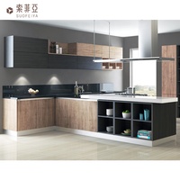 Sofeyia Fabricant – Armoire murale de cuisine moderne et minimaliste personnalisable avec évier, tiroir coulissant et charnière, à assembler soi-même, taille sur mesure
