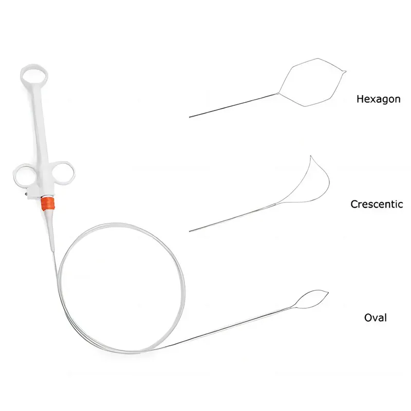 Endoskopik tek kullanımlık elektrikli tıbbi polipektomi Snare