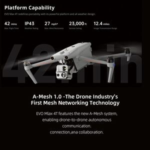 AUTEL Robotics EVO Max Original RTK Module Integrates a Wide-angle Zoom Infrared Laser Ranging System - Product Image 5