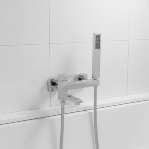 Tidgiugno raccordi per vasca da bagno <span class=keywords><strong>a</strong></span> parete <span class=keywords><strong>rubinetto</strong></span> per doccia monocomando Set doccia in ottone cromato miscelatore per vasca con doccetta - Product Image 5