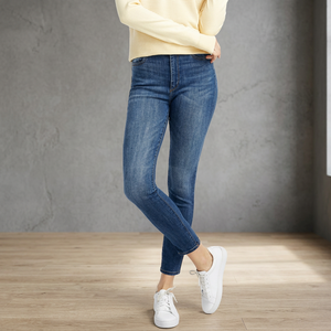 Jean en denim tendance pour femme Sonnet Wear Ltd, 100 % coton, séchage rapide, teinture unie, design élégant - Product Image 1
