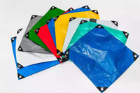 Bâche en polyéthylène résistante au feu et aux UV de qualité industrielle YRH, bâche de camion 20 x 30, tissu imperméable en PE PVC, rouleau de bâche