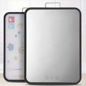 เขียงสแตนเลสสองด้านทำจากพลาสติกหลายขนาดสำหรับใช้ในครัว - Product Image 2