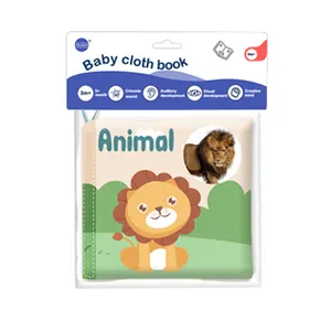 Neue Produkte Lehrmaterial Weiche Baby bücher Benutzer definiertes Stoff buch