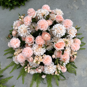 ดอกยิปโซฟิลลาประดิษฐ์ทรงกลม ดอกไม้ผ้าไหม ขนาด 40/50/60/70/80 ซม. จัดแต่งทรงโมเดิร์น ทำด้วยมือ สำหรับงานแต่งงาน งานวันขอบคุณพระเจ้า ตกแต่งโต๊ะกลาง - Product Image 6