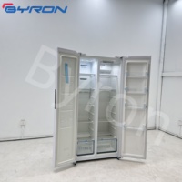 Kapasitas besar suhu ganda Harga terbaik desain Modern lemari es tegak dengan laci untuk penggunaan rumah