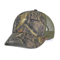 Gorra Trucker de 6 Paneles con Logotipo Personalizado, Diseño Propio, Gorra de Malla con Camuflaje