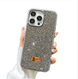 เคสโทรศัพท์ iPhone 18 17 16 15 14 13 12 11 Pro Max แบบเต็มตัวประดับเพชร คริสตัลวิบวับ  ซิลิโคนกันกระแทก - Product Image 2