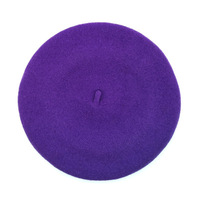 Automne hiver ruban français rond cercle broderie personnalisée hommes renard vert laine béret Capfake cachemire peintre chapeau à vendre Pour F
