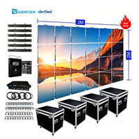 Módulo LED Vertex de 50 x 50 cm, Gabinete LED IP65 Resistente al Agua, Panel de Video LED para Exteriores P3.91, Pantalla LED