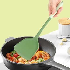 Chịu nhiệt độ cao Silicone chịu nhiệt nhà bếp cổ điển Silicone đồ dùng nhà bếp đặt gạo muỗng Silicone môi múc canh - Product Image 2