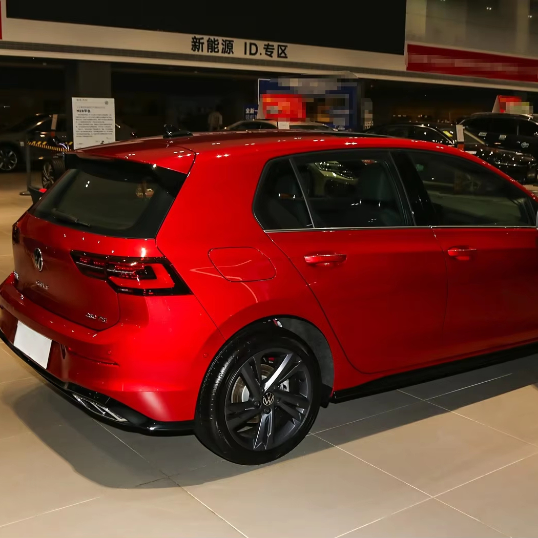 2025 VW Golf 300TSI Pro TSL R-Line - Red Car with Leather Seats