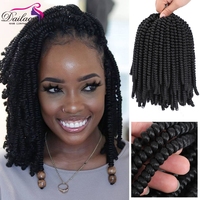 Extensions de cheveux crochet haute température tresses synthétiques de cheveux crochet printemps torsion pour femmes