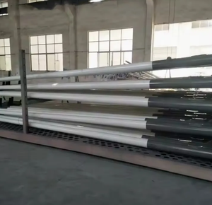 Energy Efficient LED Street Lighting Solution with Durable Outdoor Steel <b>Pole</b> Construction - Product Image 4