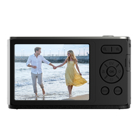 Kamera Digital D16 20MP Resolusi 4K Layar Ganda Lensa Ganda Sensor CMOS Kartu TF